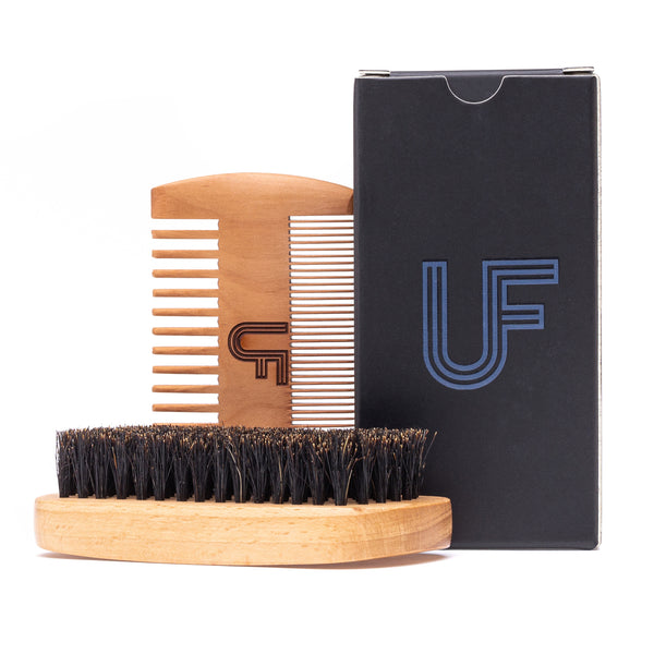 UF Beard Brush & Comb Combo